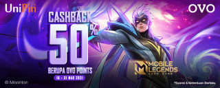 Dapatkan Hero Skin Vale “Blizzard Storm” di UniPin pakai OVO bisa dapat cashback 50%!